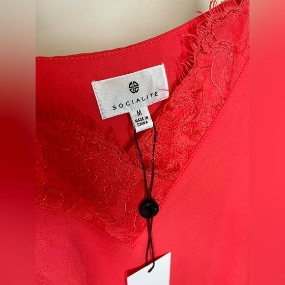 NWT- Medium Red Socialite Tank - Picture 2 of 3